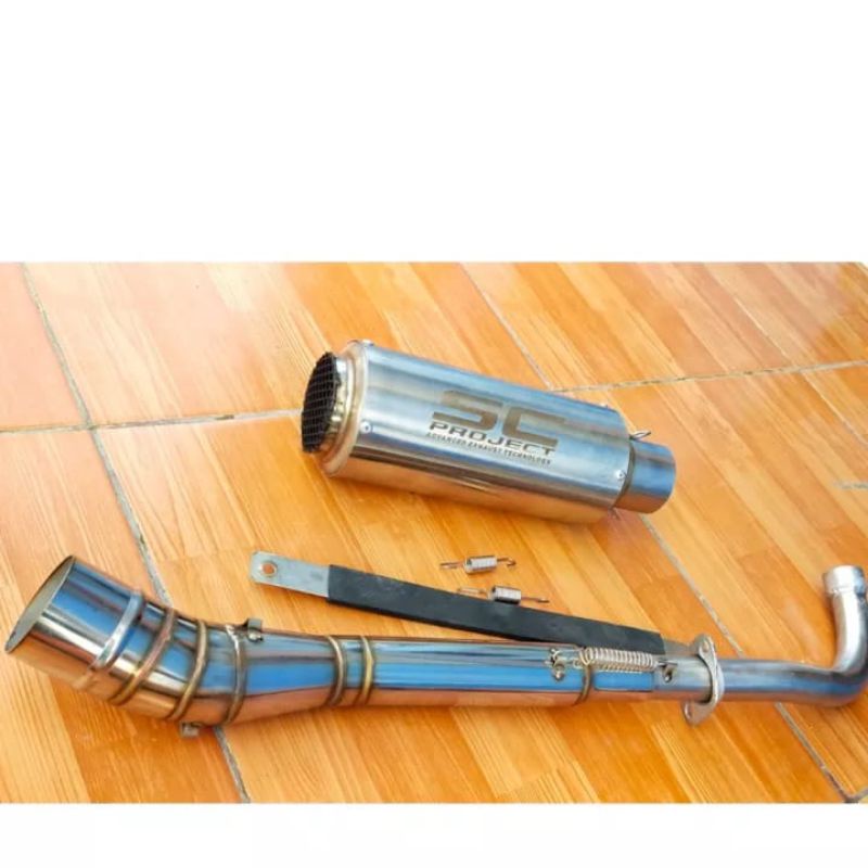 knlpot racing Revo Supra x blade supra vega smash shogun c70 astrea jupiter