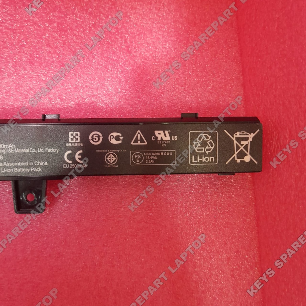 Baterai Battery Batre Laptop Asus X451CA X451C X451 A41N1308 D550 X551 X551C X551CA A31N1319 X451M X551M