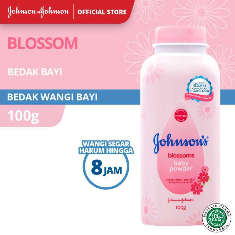 Johnson's Baby Powder Blossoms / Bedak Bayi / Perlengkapan Mandi / Baby Powder 100gr