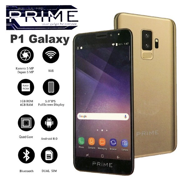 Prime P1 Galaxy Android 5 inch Ram 1 GB (Garansi Resmi 1