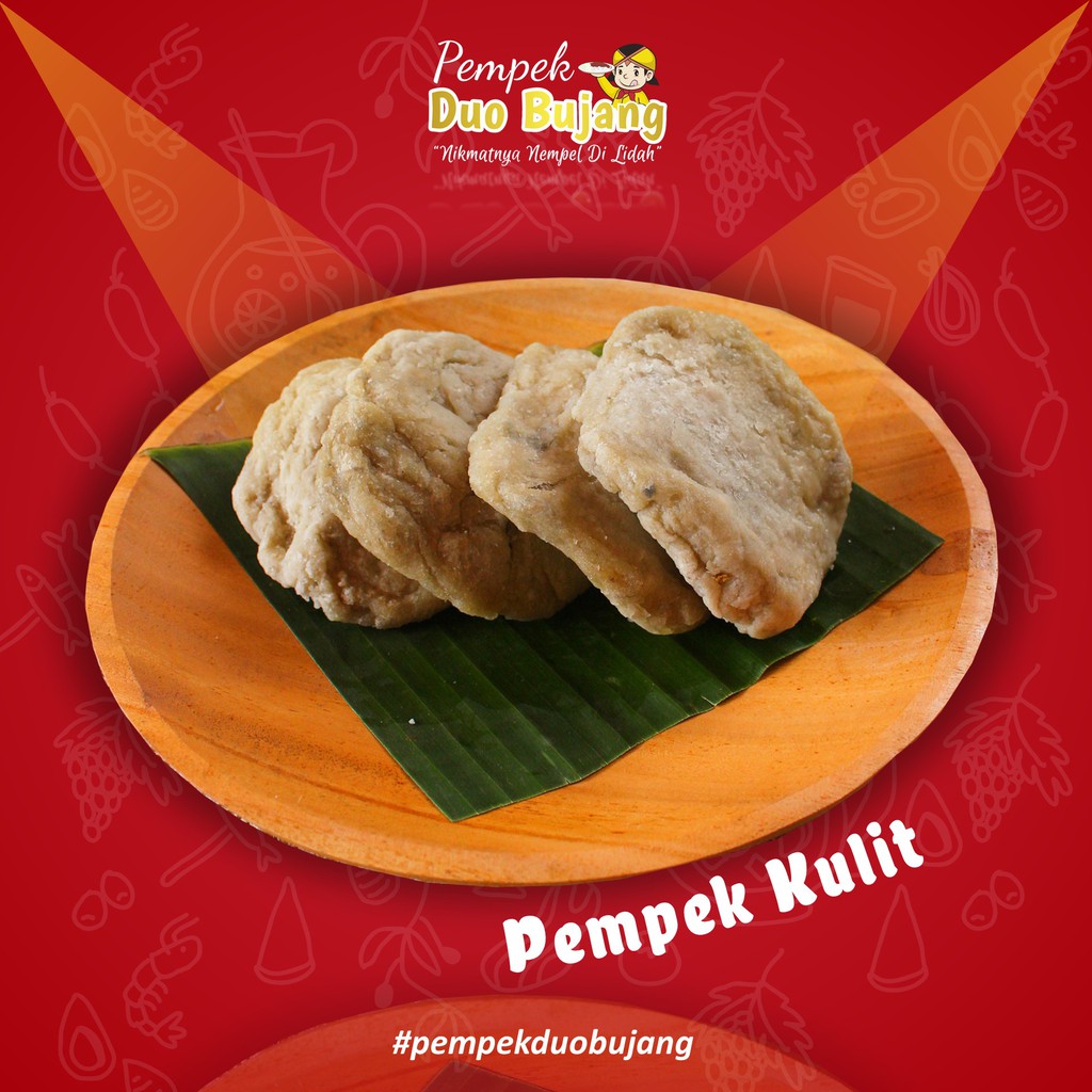 

Pempek Kulit isi 10 biji - lebh renyah dan crispy