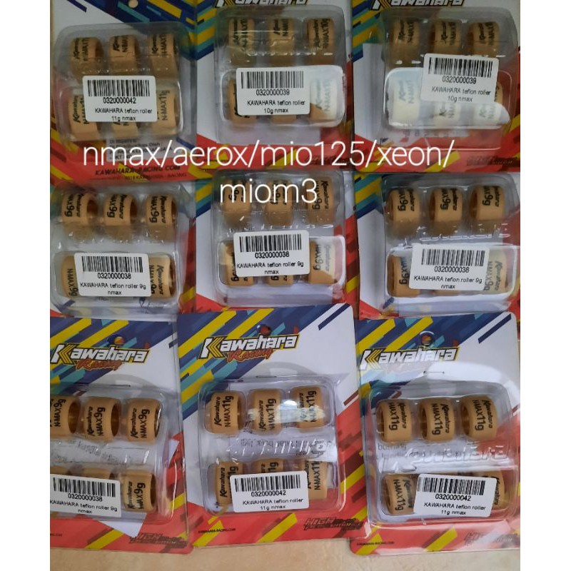 ROLLER KAWAHARA NMAX/AEROK/XEON/MIO125/MIO M3 9.10.11.12gram