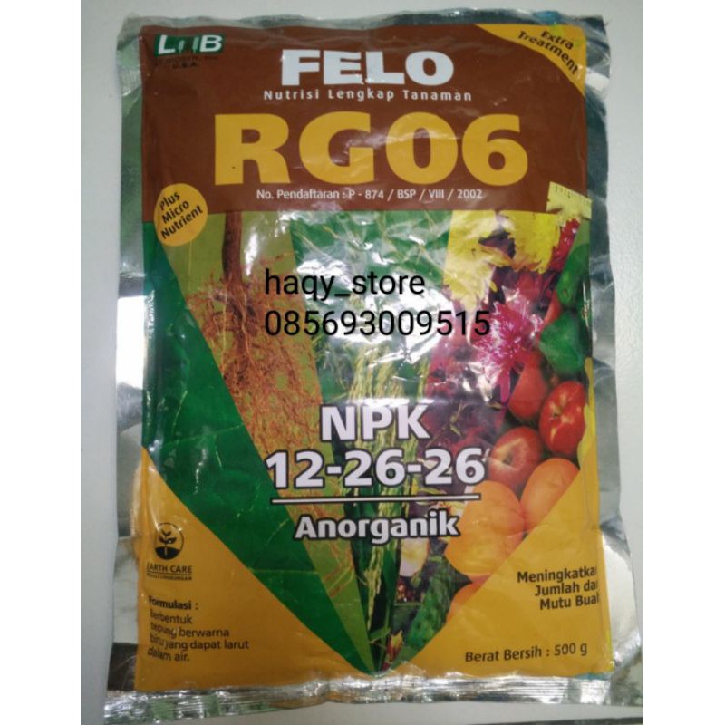 pupuk FELO RG 06 500gr