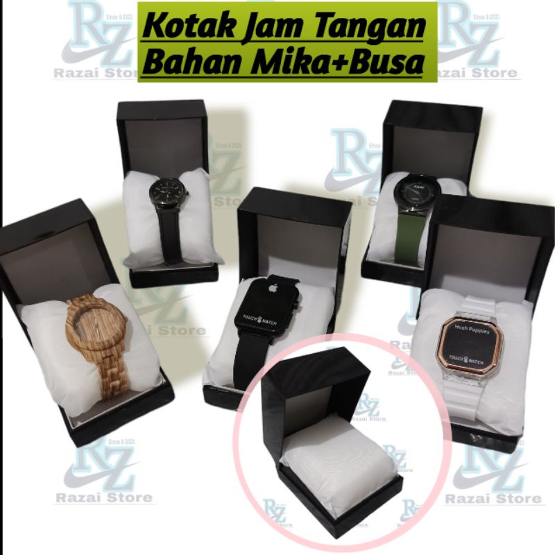 Kotak Jam Tangan Sudah Sama Bantal Busa Box Jam Tangan Bahan Mika