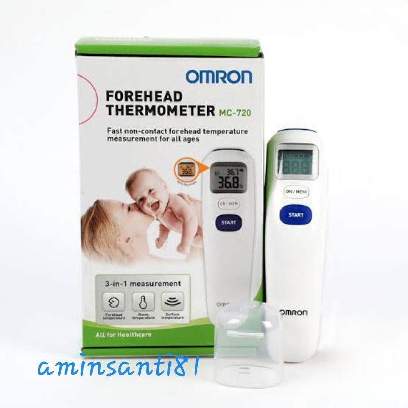 Thermometer non contact/Thermometer Omron MC-720/Forehead Thermometer Omron