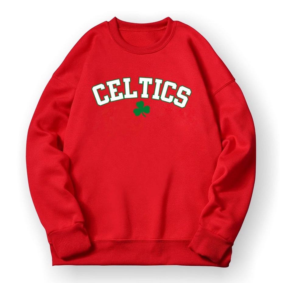 CELTICS Basic Sweater II CELTICS Sweater Crewneck II Sweatshirt Sz M - XL ( Pria &amp; Wanita / Anak &amp; Dewasa )