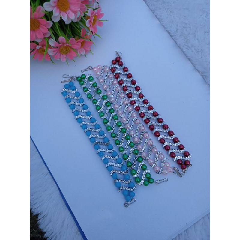 konektor masker mutiara / konektor masker mutiara murah / konektor masker hijab