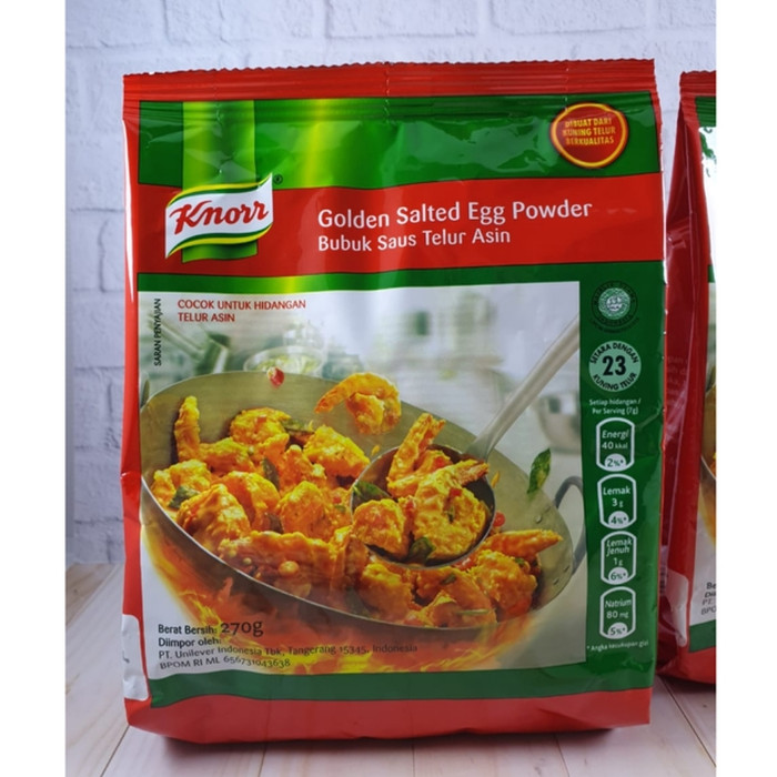 

BURUAN BELI - KNORR GOLDEN SALTED EGG POWDER 270GR/BUBUK TELUR ASIN