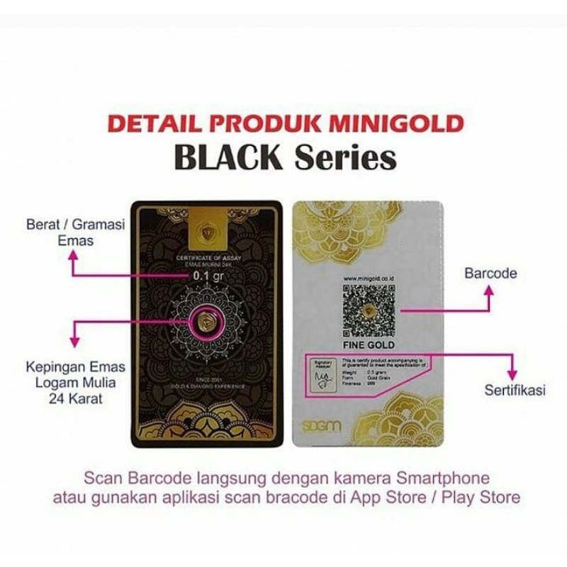 Black Series Mini Gold 0,05 Gram