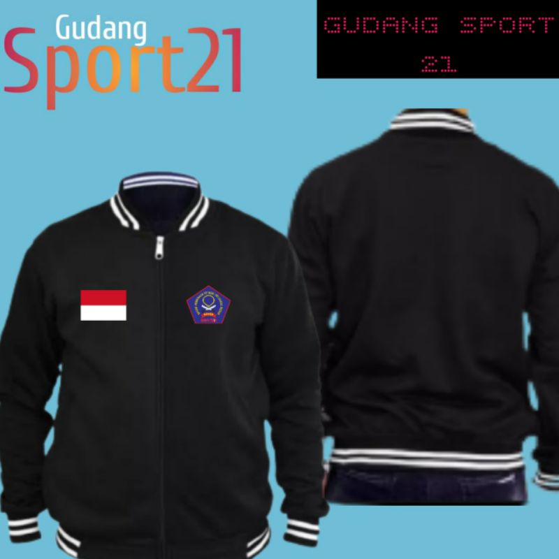 jaket baseball bppkb banten indonesia logo dada jaket bppkb banten