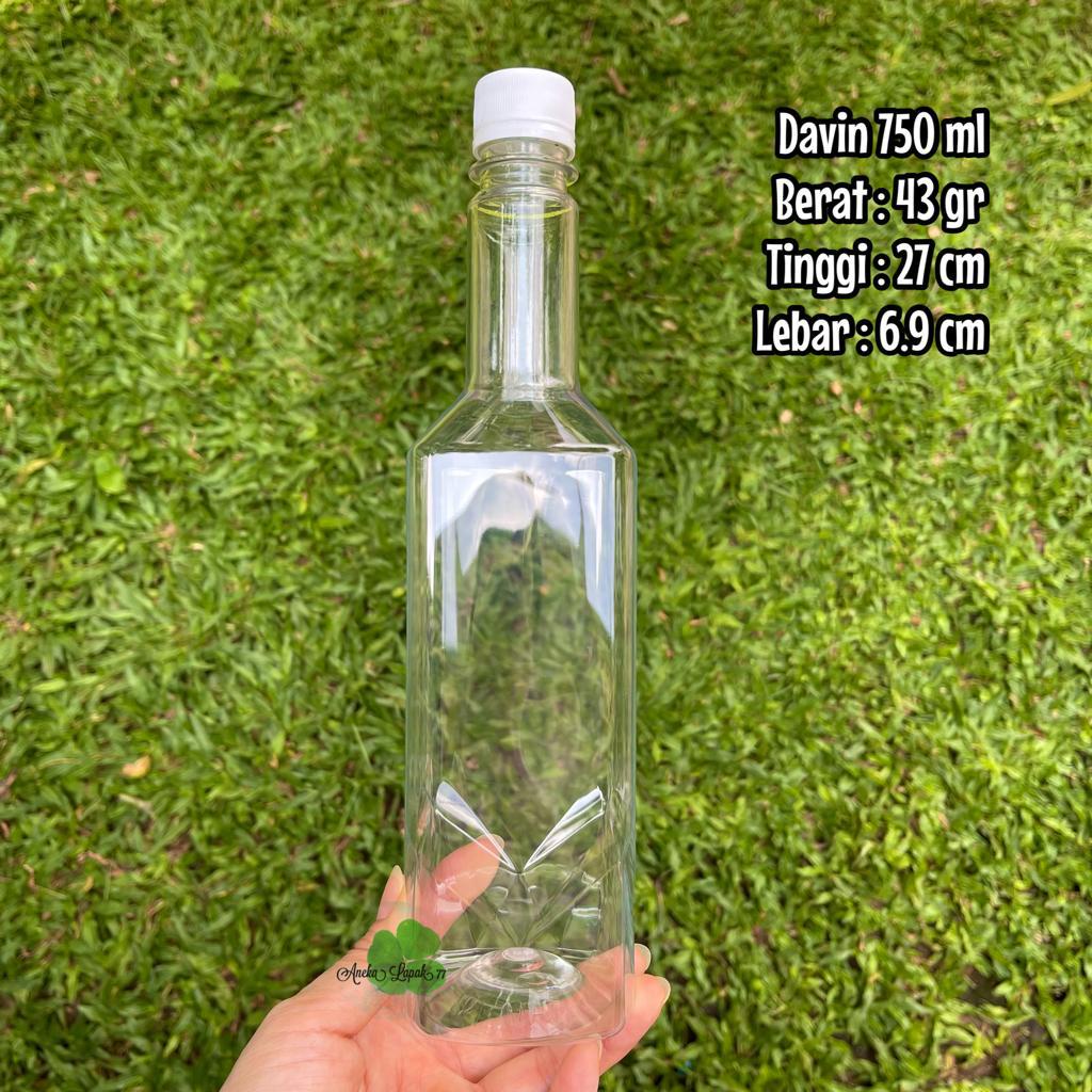 Botol DAVIN 750 ml botol sirup syrup juice botol kotak 750 ml