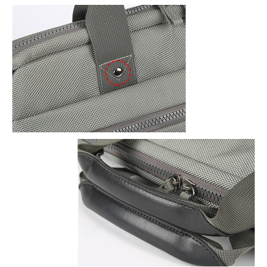 Tas Laptop Selempang Cartinoe Briefcase Grey Series 13 14 15 16 inch