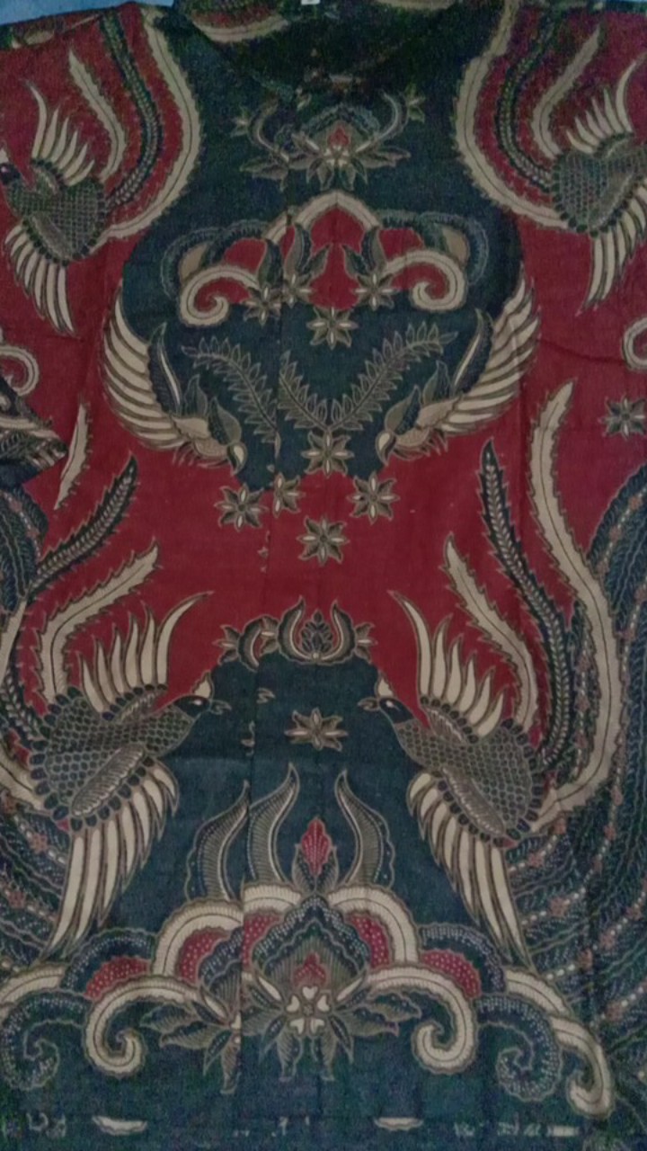 Kemeja Batik Pria Lengan Panjang Size M L Xl Xxl Bswart Batik Hrb026 Kenongo Hem Panjang Padi