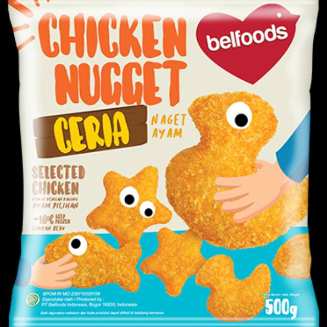 

Belfoods Chicken Nugget Safari 170 gr