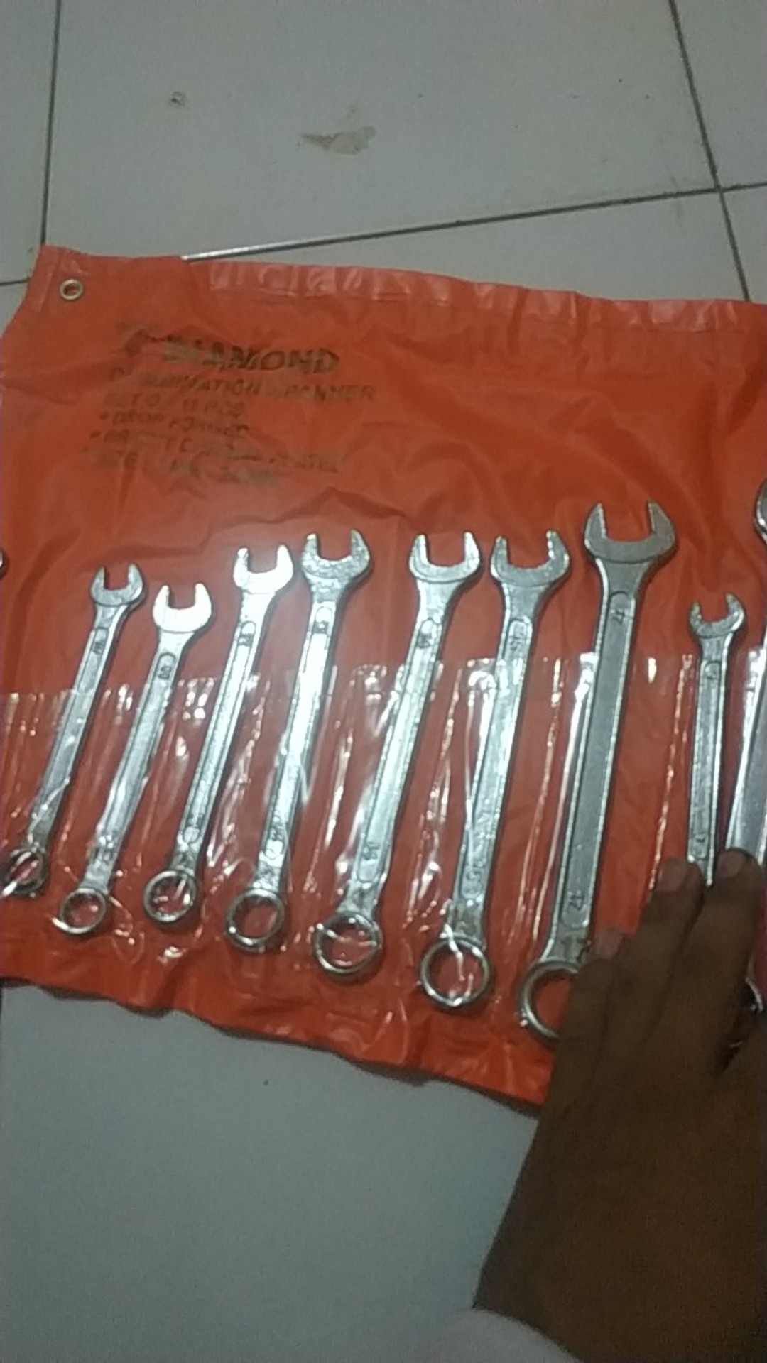 Kunci Ring Pas Set 11 Pcs Diamond