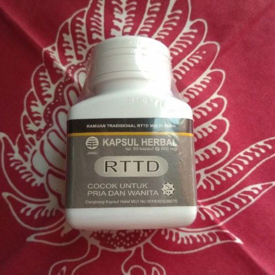 KAPSUL HERBAL RTTD - Herbal untuk Asma, Darah Tinggi, Gatal-Gatal, Melancarkan Darah, dll