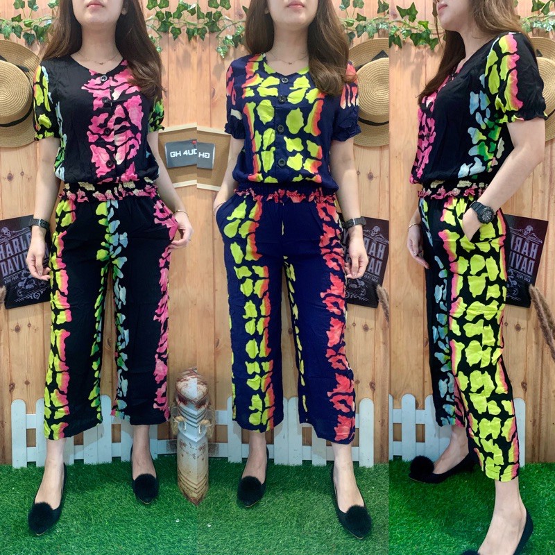 SETELAN HOMEY NEON SKIN 1022-240