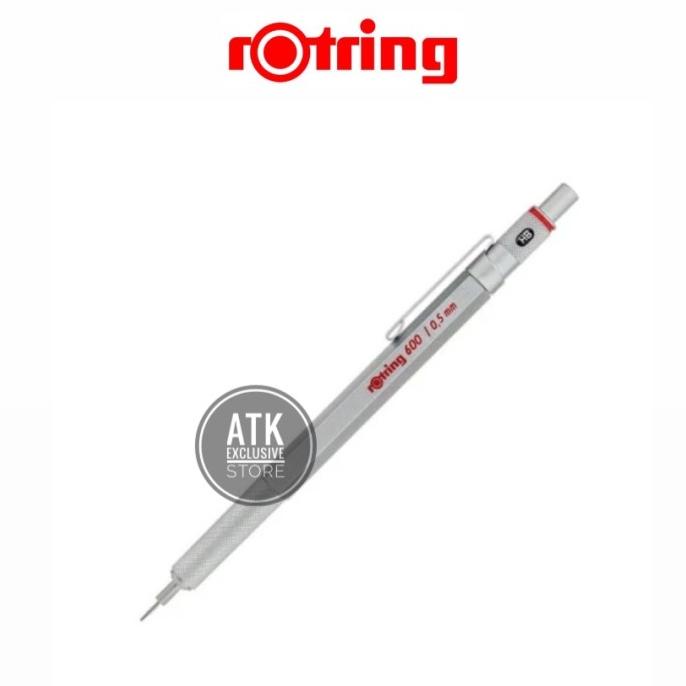 

ROTRING 600 MECHANICAL PENCIL SILVER 0.5MM