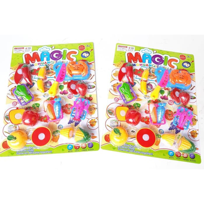 

SUPER PROMO!!! Mainan Buah Sayuran Potong 19 pcs