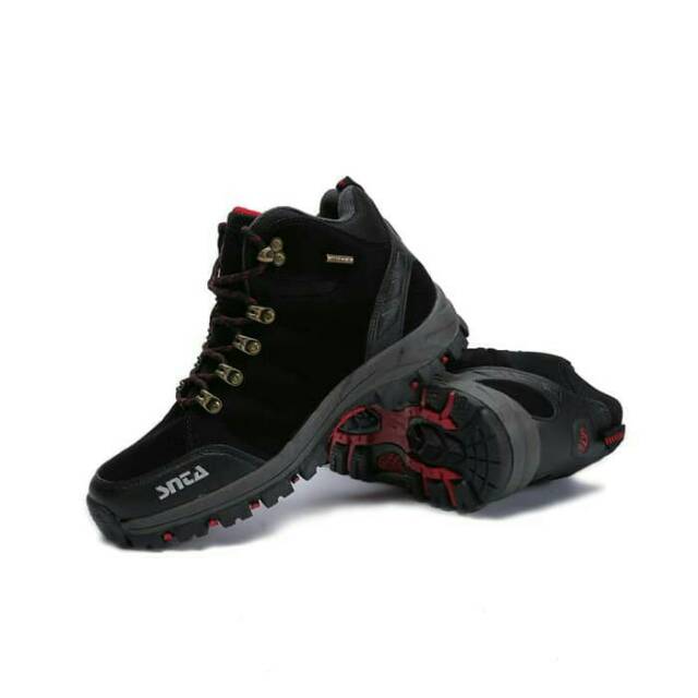 Sepatu SNTA 479 Black/Red-.sepatu Gunung/Hiking/Outdoor/Trekking
