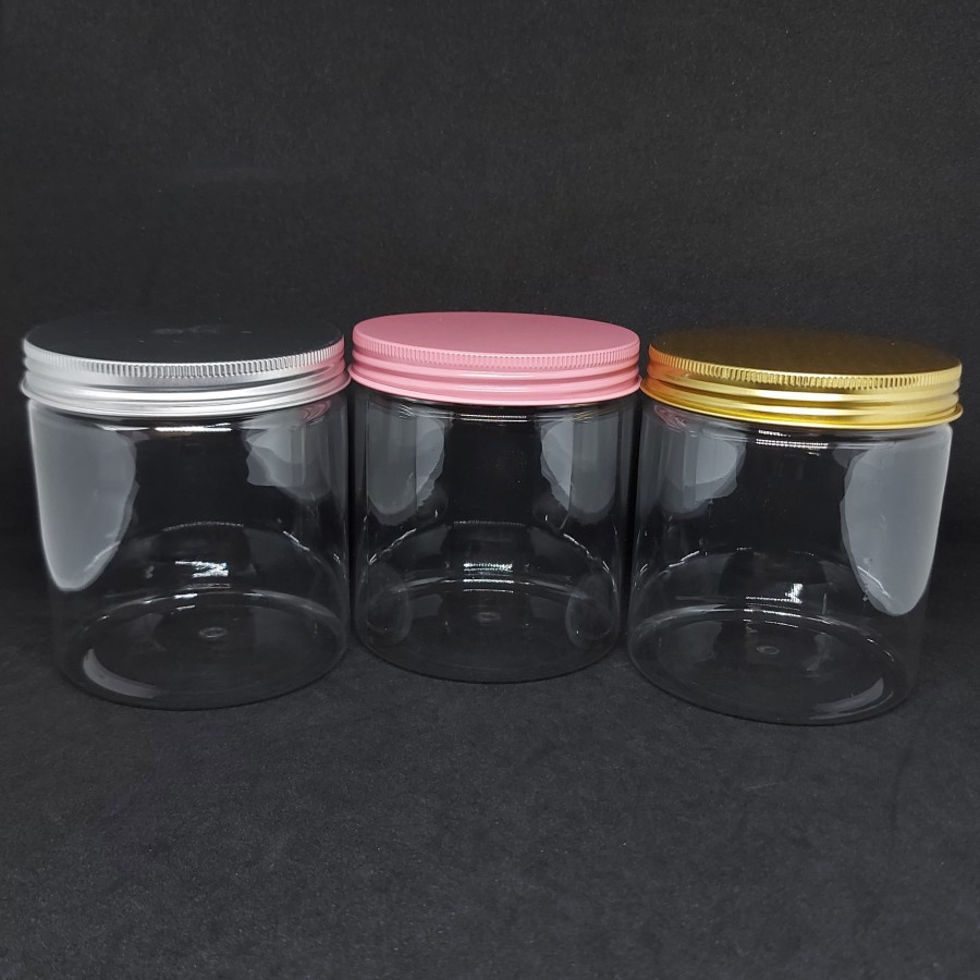 TOPLES PLASTIK 600ML TUTUP ALUMINIUM / TOPLES 600 ML TABUNG CAP ALUMINIUM / TOPLES KUE HAMPERS