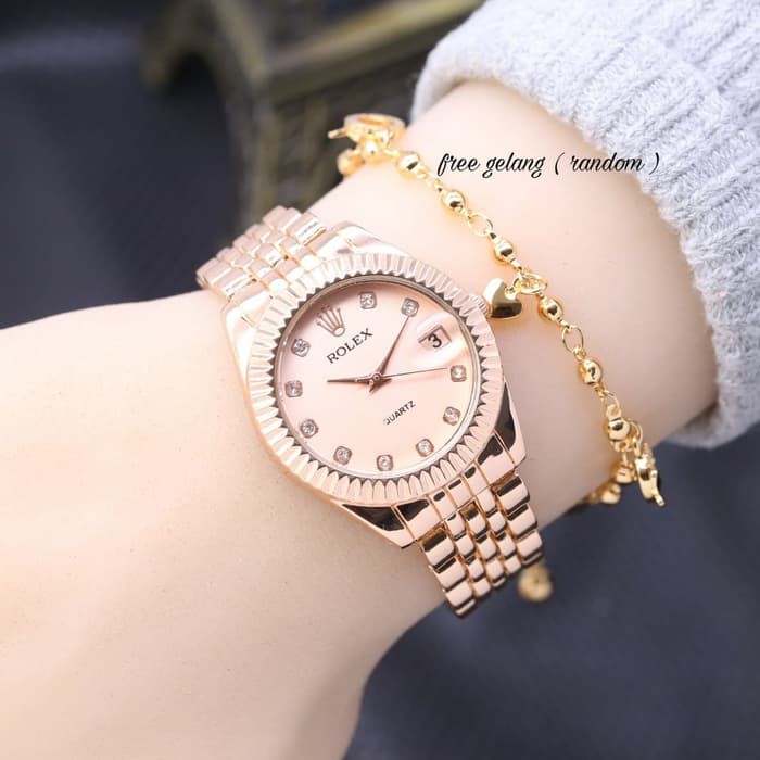 JAM TANGAN MURAH/JAM ORIGINAL/ JAM TANGAN WANITA ROLEX 3865