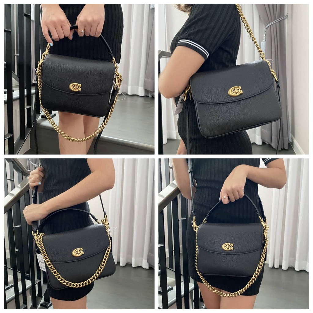 Tas Coach Cassie Crossbody 19 Black New Original