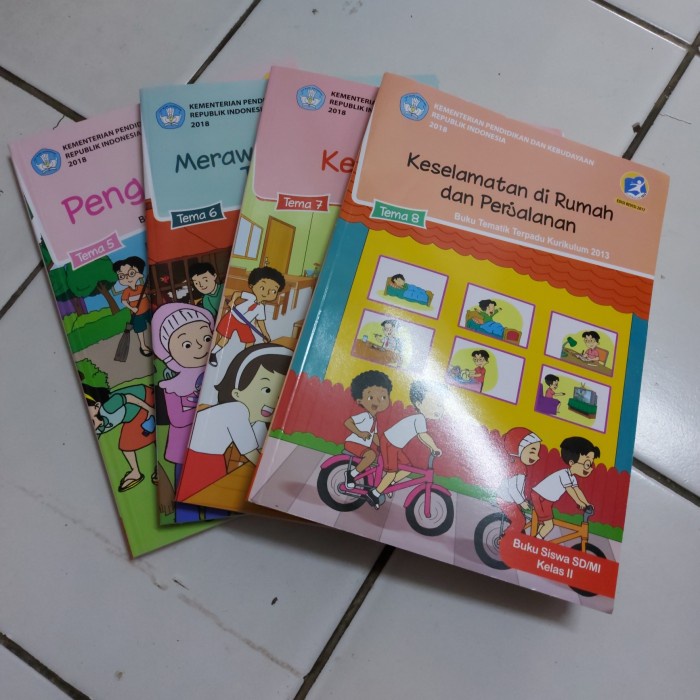 

❤BISA COD❤ Paket Tematik DEPDIKBUD Kelas 2 Semester 2 Tema 5,6,7,8