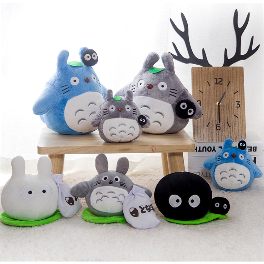 New Totoro Plush Toy 20cm Small Size Japanese Anime Figure Susuwatari Doll Plush Totoro Kids Toys Birthday Christmas Gift