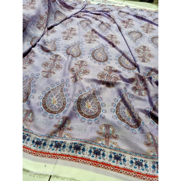 Kain zara warna lilac cocok untuk gamis,,blouse,,tunik,,outer dll