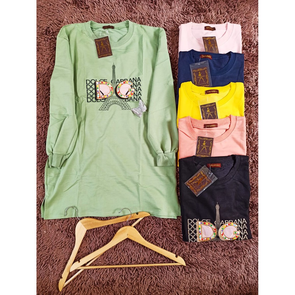 [Import] Kaos Tunik Lengan Panjang by TIRAMISU