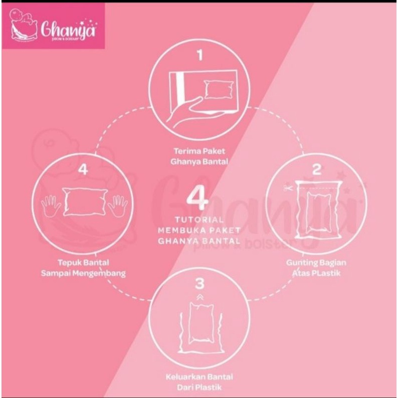 [ PROMO ] GHANYA Bantal Hotel Polyester Sintetis