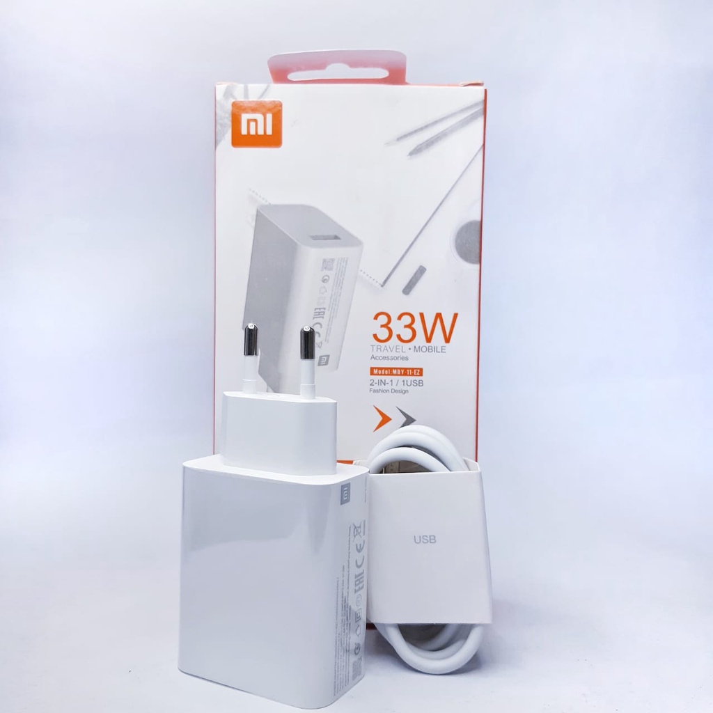 Charger Xiaomi Redmi ORIGINAL GRADE A [Jaminan kualitas bawaan pabrik]  27W 33W 55w 67W 120W Type C Turbocharge on (persentase kenaikan baterai ada sama dengan ori bawan khusus 33/55/67/120W)