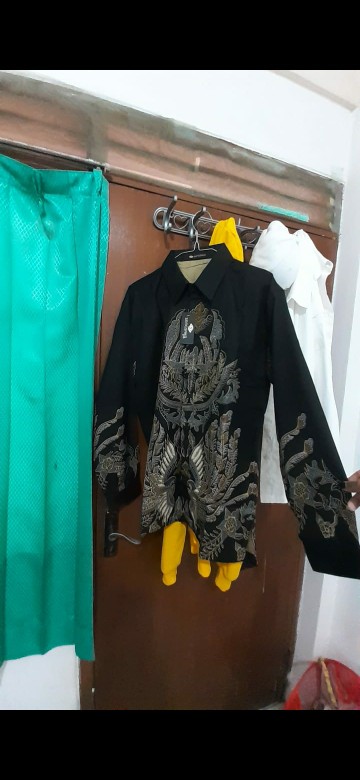 Batik Couple / Baju Batik Couple / Batik Set / Batik Lengan Panjang / Rok Set