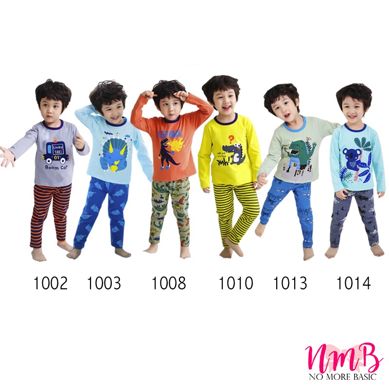 Boys Pajamas Baju Tidur Piyama Anak Cowok Laki-Laki - Kids Fashion