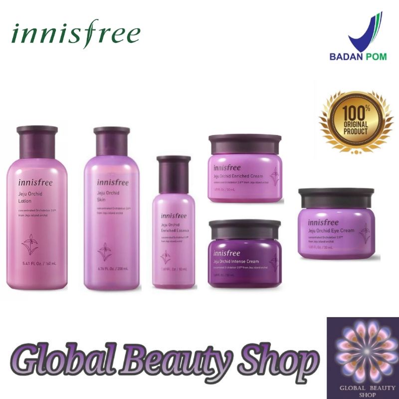 Innisfree Jeju Orchid Enriched - Intense Cream - Lotion - Essence
