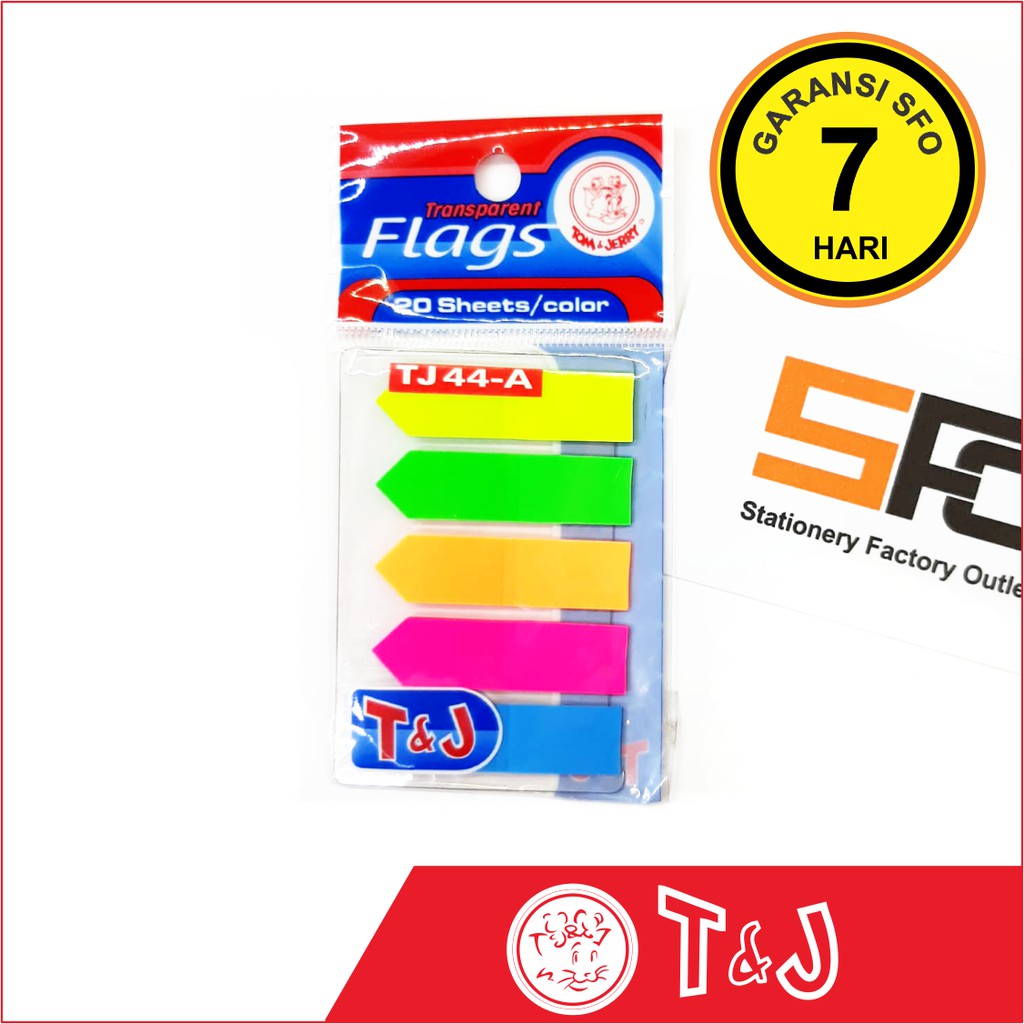 

Index Tabs T&J 5 Warna - TJ 44-A