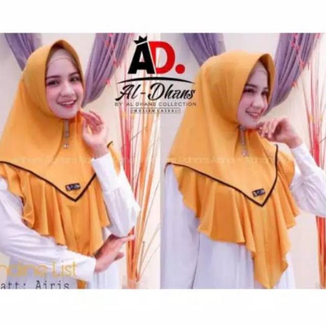 HIJAB AL-DANS, KRUDUNG CASUAL, MOTIF GARIS