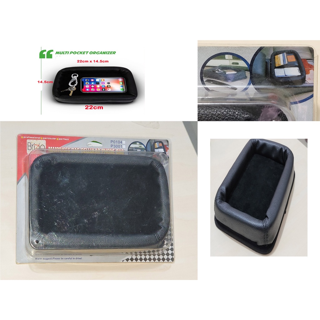 BRIZIO P0104 Multi Pocket Tempat Penyimpanan Aksesoris Mobil holder