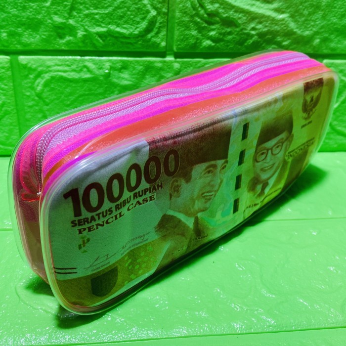 

Wow Pensil Case / Kotak Pensil Motif Uang / 1 Pcs Promo