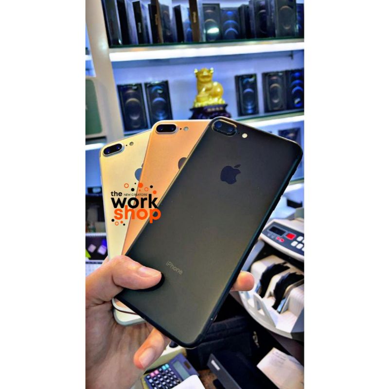 Apple iPhone 7+ 32GB 128GB - 7 Plus ORIGINAL 100% Fullset Seken / Second Like New Baru - Ex Internasional Inter Sperpat Original - Warna Gold Black Silver Rose Hitam Emas Pink - Ram 3GB Rom Internal 3 32 128 GB - Promo Murah