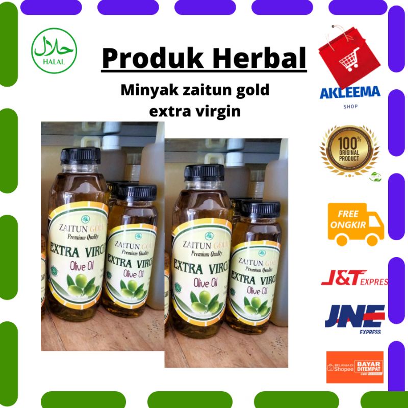 

MINYAK ZAITUN GOLD PREMIUM QUALITY EXTRA VIRGIN DIKEMAS OLEH NATURE HERBAL FIT ORIGINAL MURNI 100%/Minyak Zaitun Murni