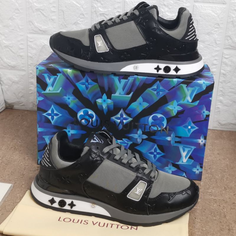 sepatu lv sneaker mirror quality shoes lou is vuitton pria terbaru branded