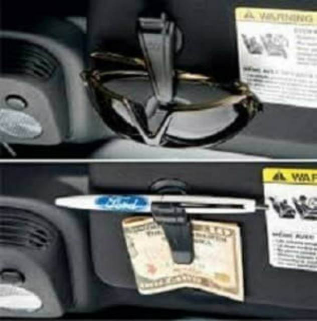 Penjepit Sun Visor Clip Jepitan Mobil Kacamata Etoll Kartu Parkir Uang