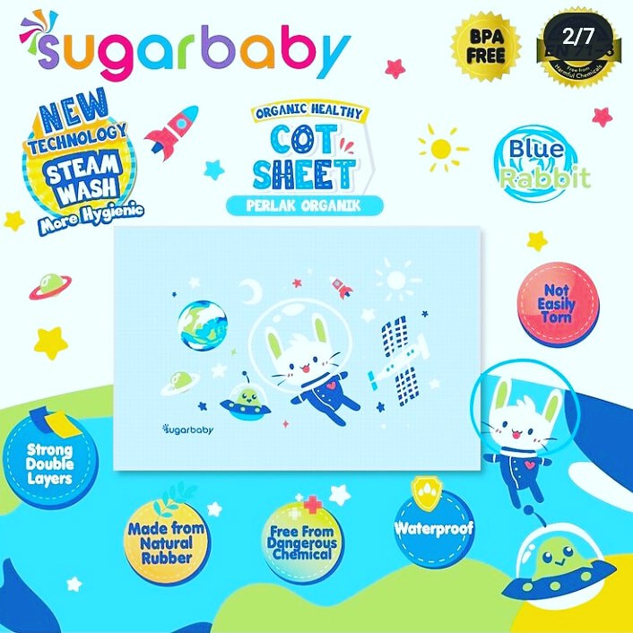 Sugar Baby [Organic Cotton] Sheet / Perlak Bayi