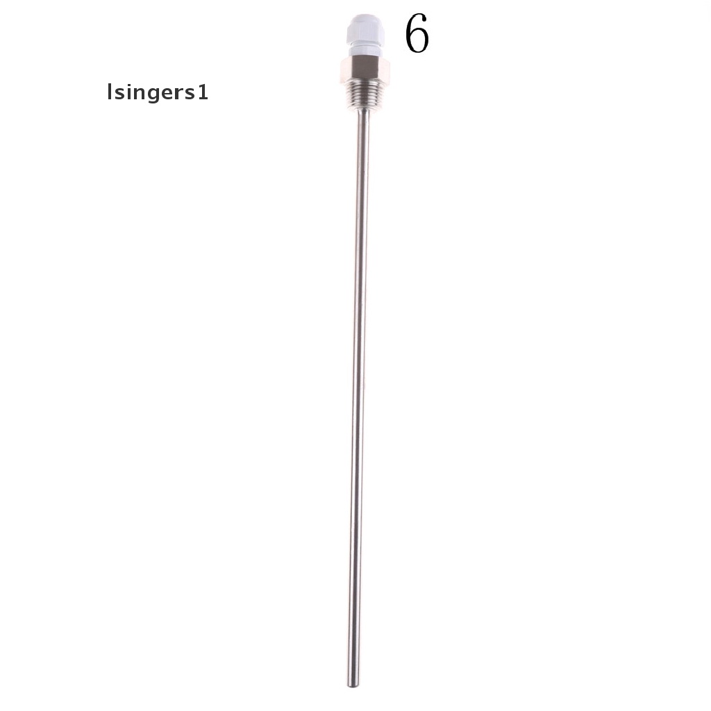 (lsingers1) Thermowell NPT Thread 1 / 2 &quot;Bahan Stainless Steel Untuk Sensor Suhu