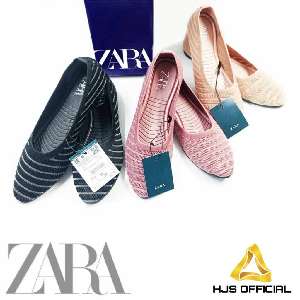 Sepatu Wanita Zara FlatShoes Sepatu Flat Cewek Sepatu Wanita Terbaru Sepatu Kerja Wanita Sepatu Flat Zara Fashionable Model Ballerina