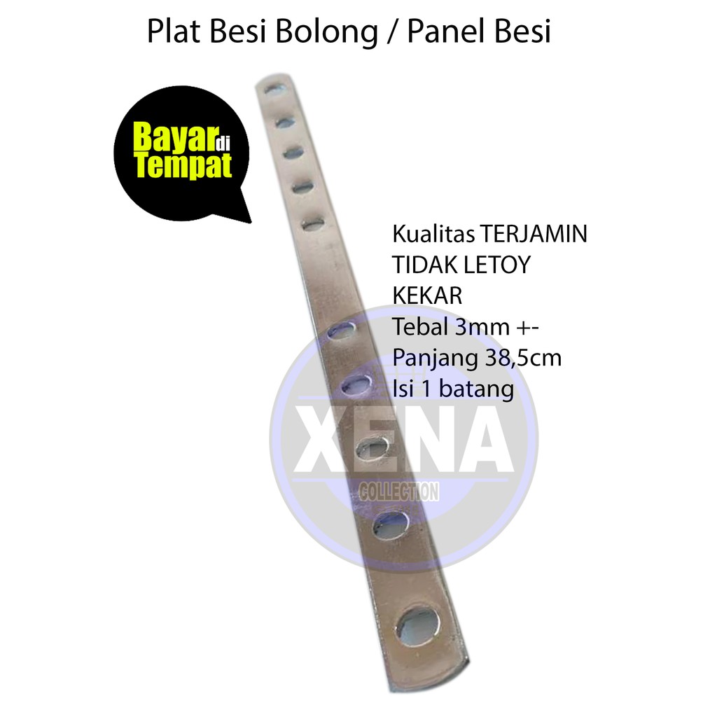 Panel besi crom panel tromol belakang crom / PANEL BESI CROME 38-40CM / Plat Panel Besi Bolong Serbaguna Aksesoris Pengendara Motor / breket plat bolong bahan stainles lampu besi tebal breket plat