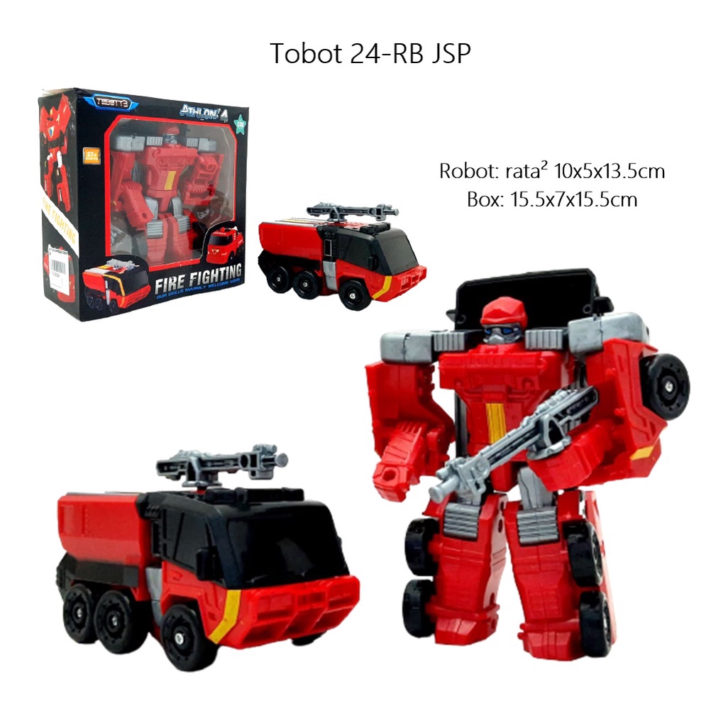 Mainan Robot Anak Tobot Tobot 24-RB JSP
