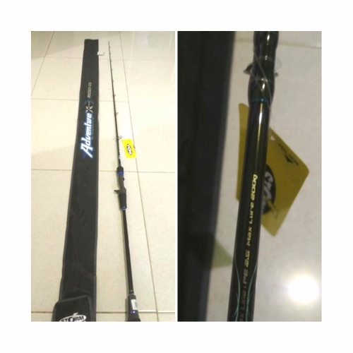 Rod SPINNING &amp; OH / OVERHEAD STORM ADVENTURE EXTREME SW SERIES AXC601-2.5 (180cm / Line Test PE.2.5)